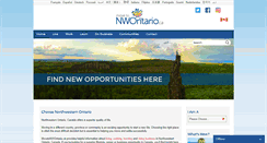 Desktop Screenshot of immigrationnorthwesternontario.ca