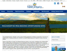 Tablet Screenshot of filipino.immigrationnorthwesternontario.ca